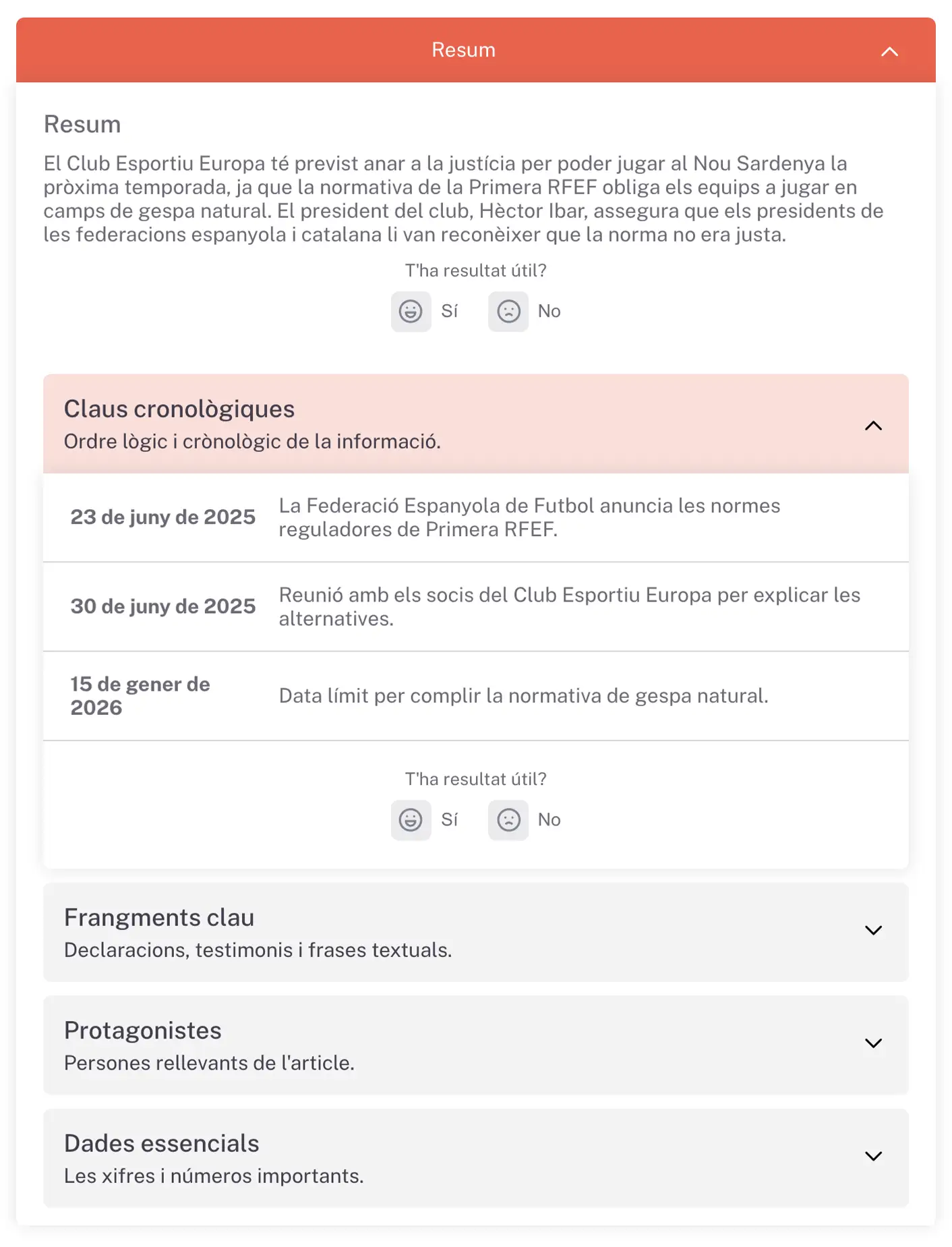 Claus per entendre la notícia