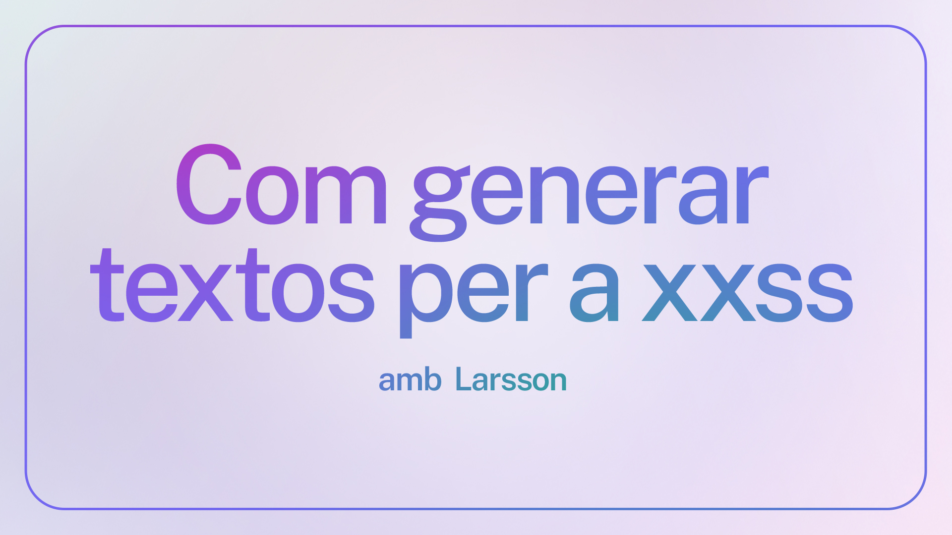 Com generar textos per a xarxes socials amb Larsson
