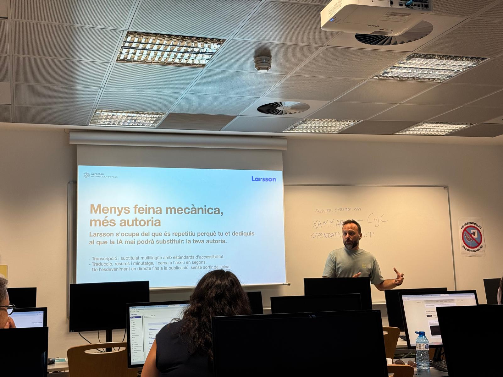 Sorensen als cursos d’estiu de la UPF